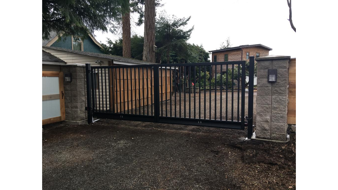 Driveway Gates Custom Aluminum Swing Driveway Gates Willow West
