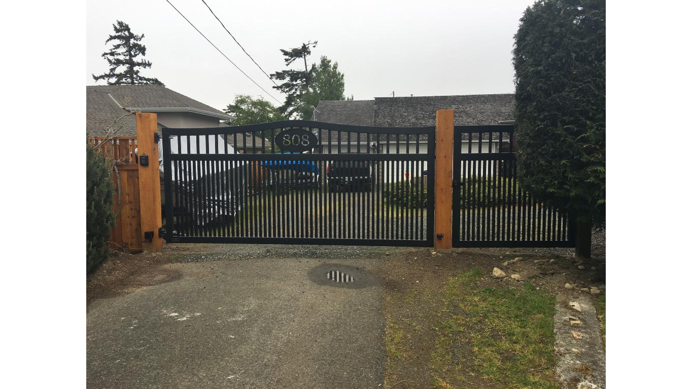 Driveway Gates Custom Aluminum Swing Driveway Gates Smart West