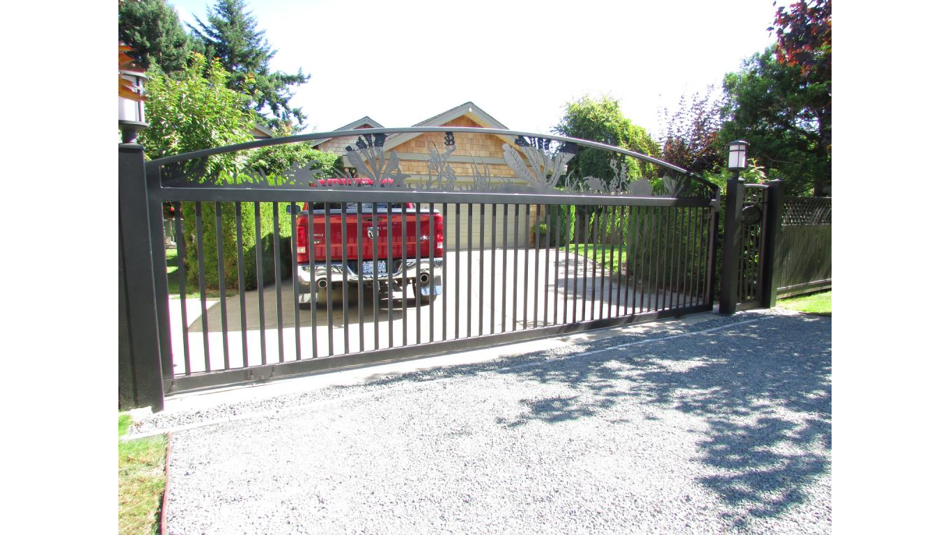 Driveway Gates Custom Aluminum Sliding Gates Bodnar West Coast